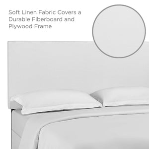 Taylor Upholstered Linen Fabric King and California King Headboard by Modway