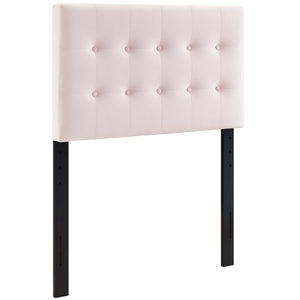 Emily Biscuit Tufted Performance Velvet Twin Headboard