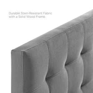 Lily Biscuit Tufted Performance Velvet Queen Headboard by Modway