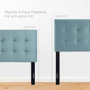 Lily Biscuit Tufted Performance Velvet Queen Headboard by Modway