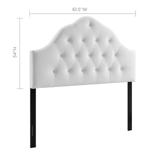 Sovereign Diamond Tufted Performance Velvet Queen Headboard