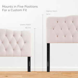 Annabel Diamond Tufted Performance Velvet King Headboard by Modway