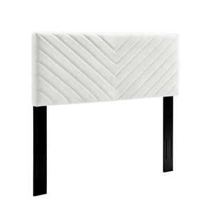 Alyson Angular Channel Tufted Performance Velvet Full/Queen Headboard by Modway