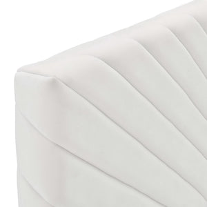 Alyson Angular Channel Tufted Performance Velvet Full/Queen Headboard by Modway
