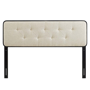 Collins Tufted Fabric and Wood Full Headboard by Modway