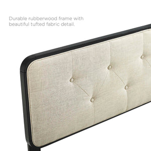 Collins Tufted Fabric and Wood Full Headboard by Modway