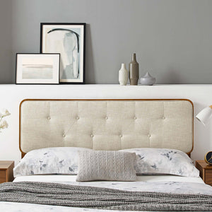 Collins Tufted Fabric and Wood Full Headboard by Modway