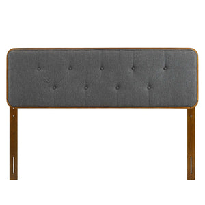 Collins Tufted Fabric and Wood Full Headboard by Modway