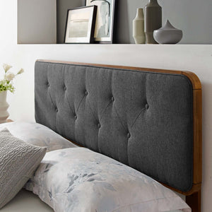 Collins Tufted Fabric and Wood Full Headboard by Modway