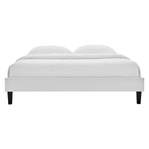 Reign Performance Velvet Twin Platform Bed Frame by Modway