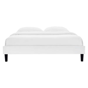 Reign Performance Velvet Twin Platform Bed Frame by Modway