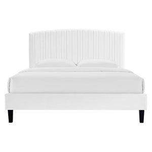 Alessi Performance Velvet Queen Platform Bed by Modway