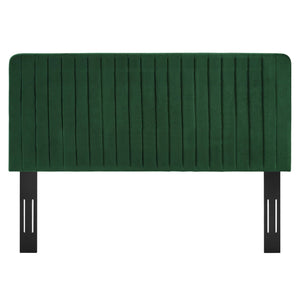 Milenna Channel Tufted Performance Velvet King/California King Headboard