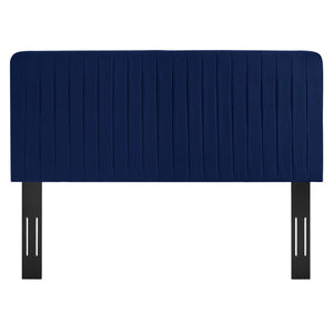 Milenna Channel Tufted Performance Velvet King/California King Headboard