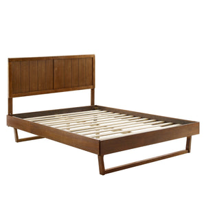 Alana Wood Platform Bed with Angular Frame by Modway