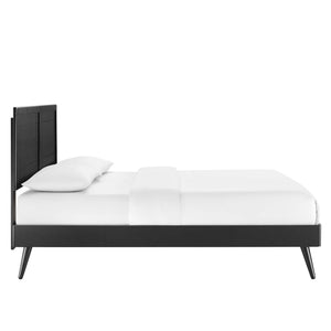 Marlee Wood Full Platform Bed with Splayed Legs by Modway