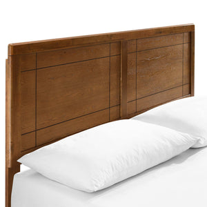 Marlee Wood Full Platform Bed with Splayed Legs by Modway
