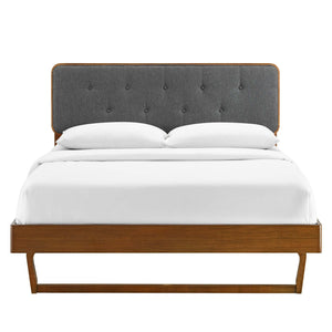 Bridgette Wood Full Platform Bed with Angular Frame by Modway