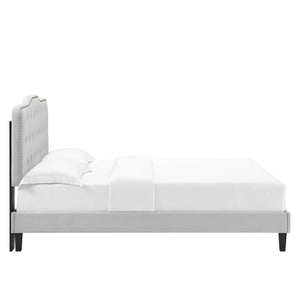Amber Performance Velvet Twin Platform Bed by Modway