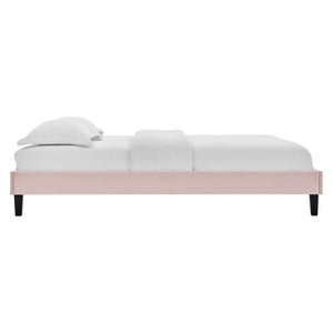 Amber Performance Velvet Twin Platform Bed by Modway