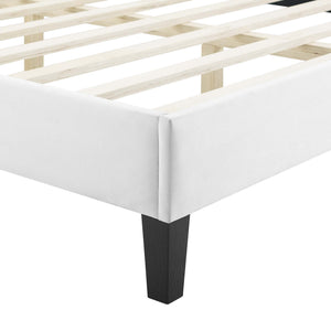 Sienna Performance Velvet Full Platform Bed by Modway