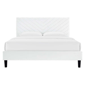 Roxanne Performance Velvet Full Platform Bed by Modway