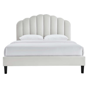 Daisy Performance Velvet Full Platform Bed by Modway