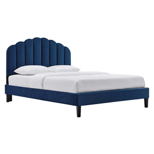 Daisy Performance Velvet Full Platform Bed by Modway