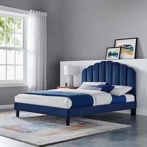 Daisy Performance Velvet Full Platform Bed by Modway