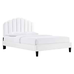 Daisy Performance Velvet Full Platform Bed by Modway