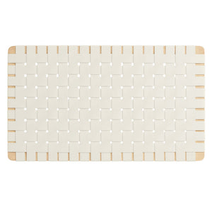 Sparta Weave Wall-Mount Vegan Leather Twin Headboard by Modway