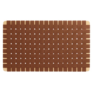 Sparta Weave Wall-Mount Vegan Leather Twin Headboard by Modway