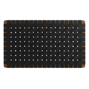 Sparta Weave Wall-Mount Vegan Leather Twin Headboard by Modway