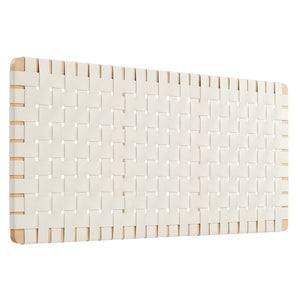 Sparta Weave Vegan Leather Full Headboard by Modway
