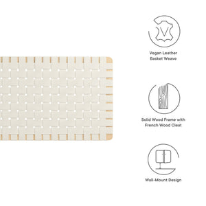 Sparta Weave Vegan Leather Full Headboard by Modway