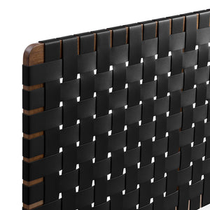 Sparta Vegan Leather Weave Queen Headboard by Modway