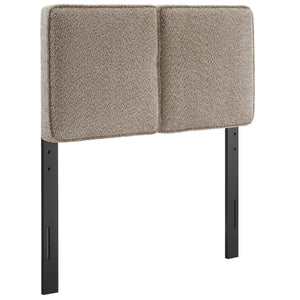 Lindee Boucle Fabric Twin Headboard by Modway