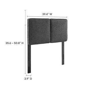 Lindee Boucle Fabric Twin Headboard by Modway