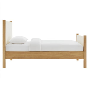 Maven Twin Size Boucle Upholstered Platform Bed by Modway