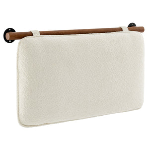 Anela Wall-Mounted Chenille Upholstered Twin Headboard