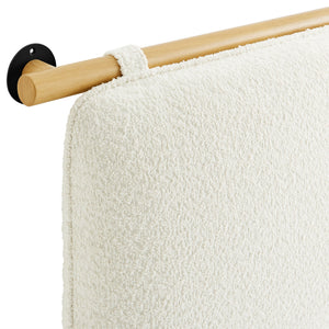 Anela Wall-Mounted Chenille Upholstered Full Headboard by Modway