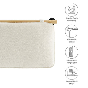 Anela Wall-Mounted Chenille Upholstered Full Headboard by Modway
