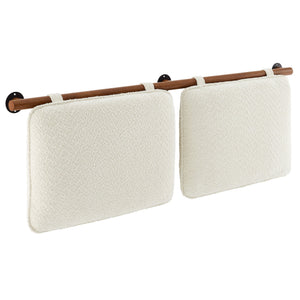 Anela Wall-Mounted Chenille Upholstered Full Headboard by Modway