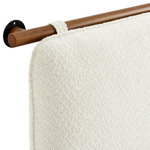 Anela Wall-Mounted Chenille Upholstered Full Headboard by Modway