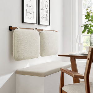 Anela Wall-Mounted Chenille Upholstered Full Headboard by Modway