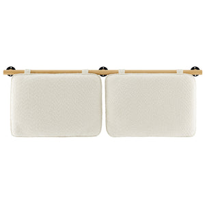 Anela Wall-Mounted Chenille Upholstered King Size Headboard