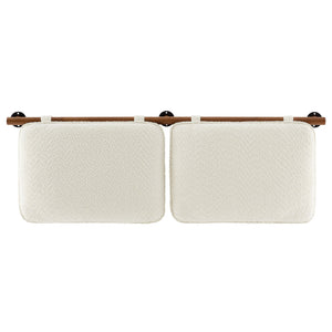 Anela Wall-Mounted Chenille Upholstered King Size Headboard