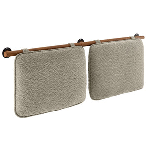 Anela Wall-Mounted Chenille Upholstered King Size Headboard