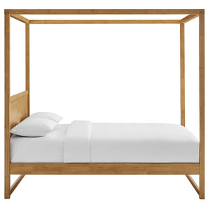 Alva Queen Wood Canopy Platform Bed by Modway