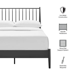 Adair Spindle Platform Bed by Modway